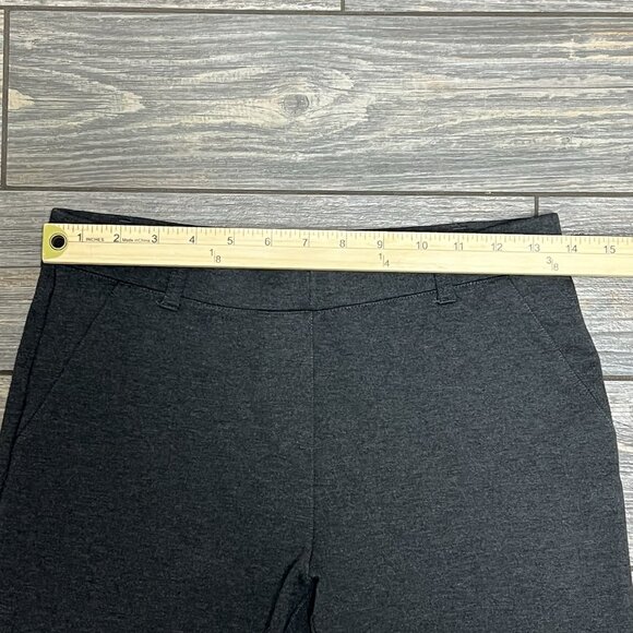 Quince Career Pant Charcoal Grey Women Small Stretch Pull On 28 Waist Wide Leg - Picture 7 of 11